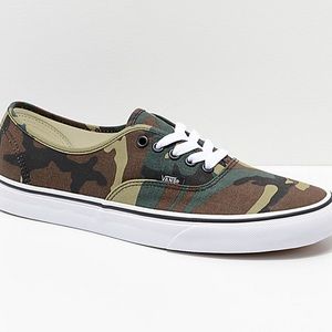 Camouflage Vans. Brand New.